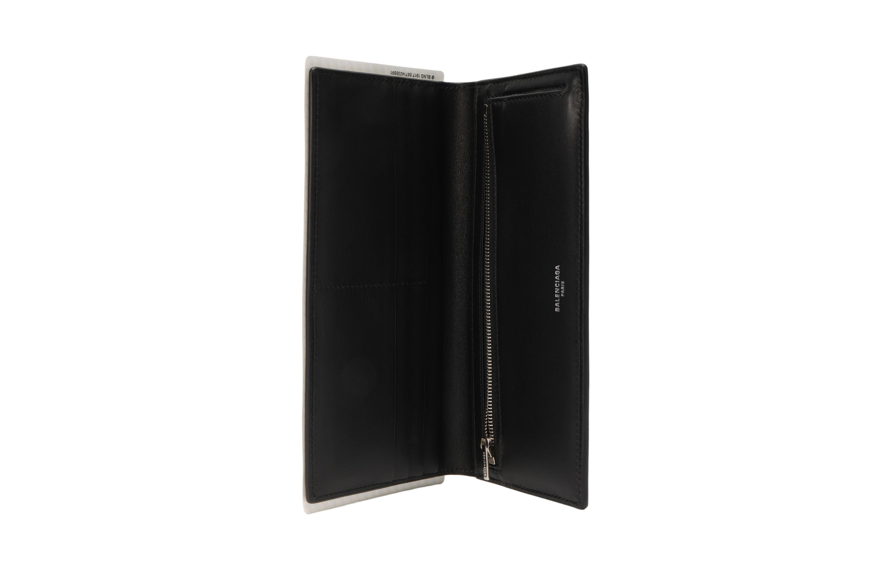 Кошелек женский Balenciaga 7877742AA3R1000 черный-золотой