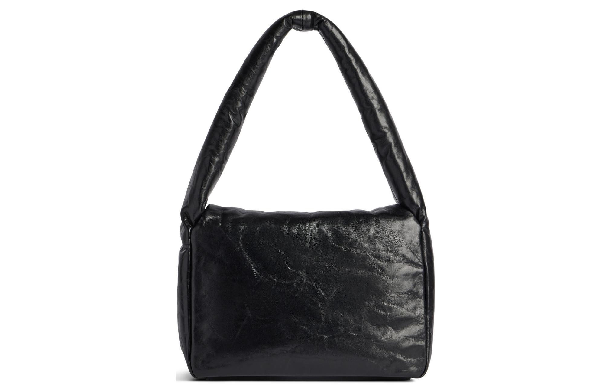 Сумка женская Balenciaga Monaco Small Sling Bag черная-золотая