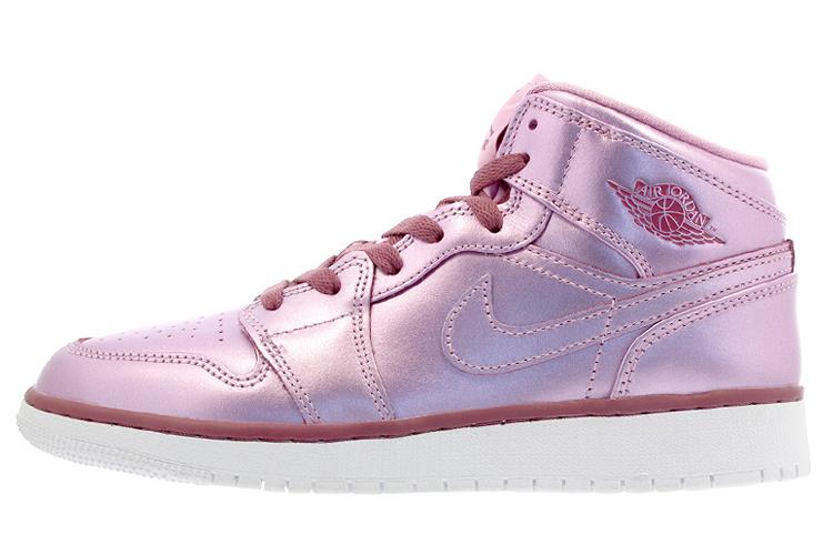 Кеды женские Air Jordan 1 Mid SE 'Pink Rose', 42 EU