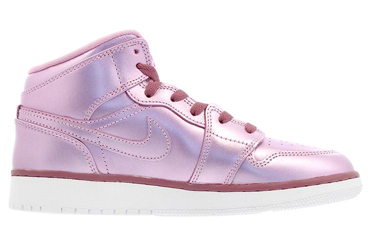 Кеды женские Air Jordan 1 Mid SE 'Pink Rose', 42 EU