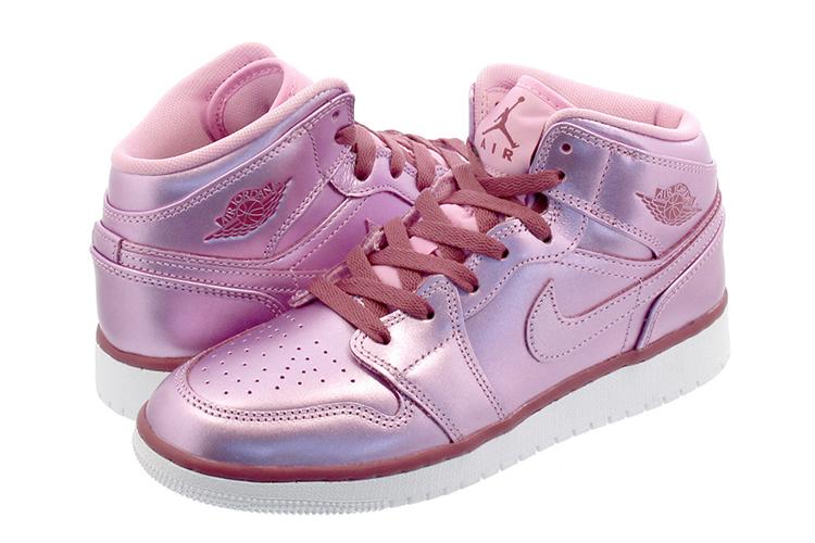 Кеды женские Air Jordan 1 Mid SE 'Pink Rose', 42 EU