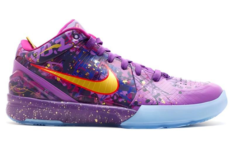 Баскетбольные кроссовки мужские Nike Kobe 4 Prelude Finals MVP, purple-blue, 42 EU