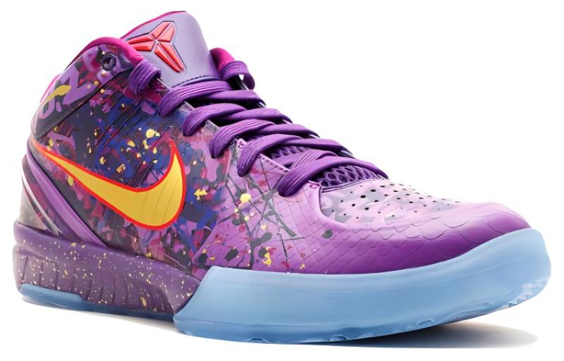 Баскетбольные кроссовки мужские Nike Kobe 4 Prelude Finals MVP, purple-blue, 42 EU