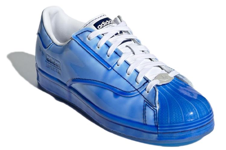 Кроссовки унисекс Adidas Originals Superstar синий, 44 EU