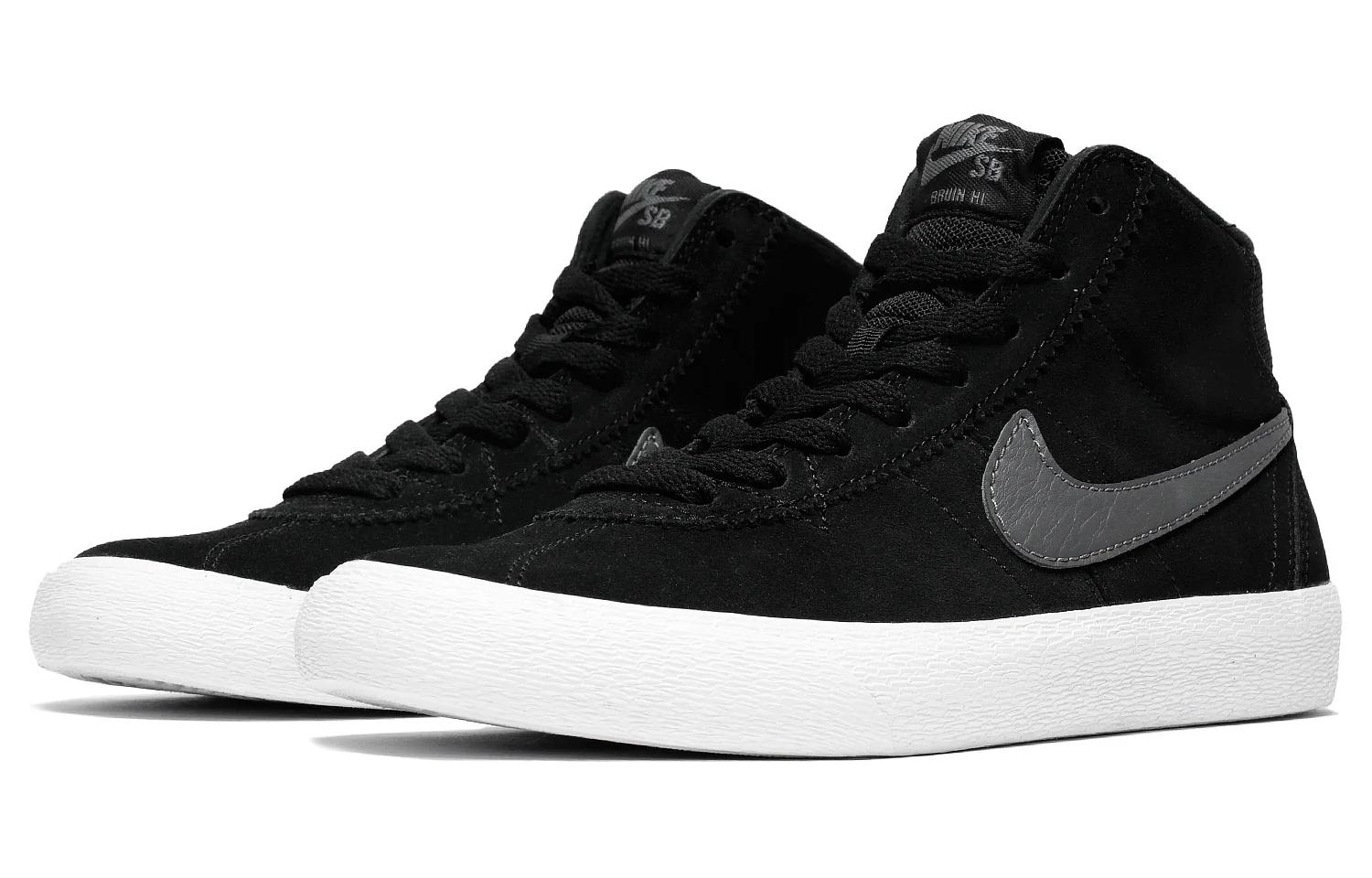 Кеды женские Nike Bruin High черные/темно-серые, 35.5 EU