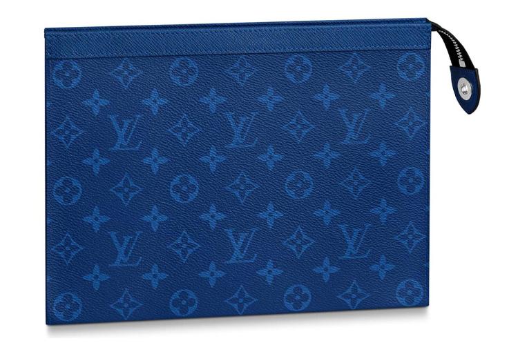 Косметичка мужская LOUIS VUITTON Pochette Voyage MM, pacific blue