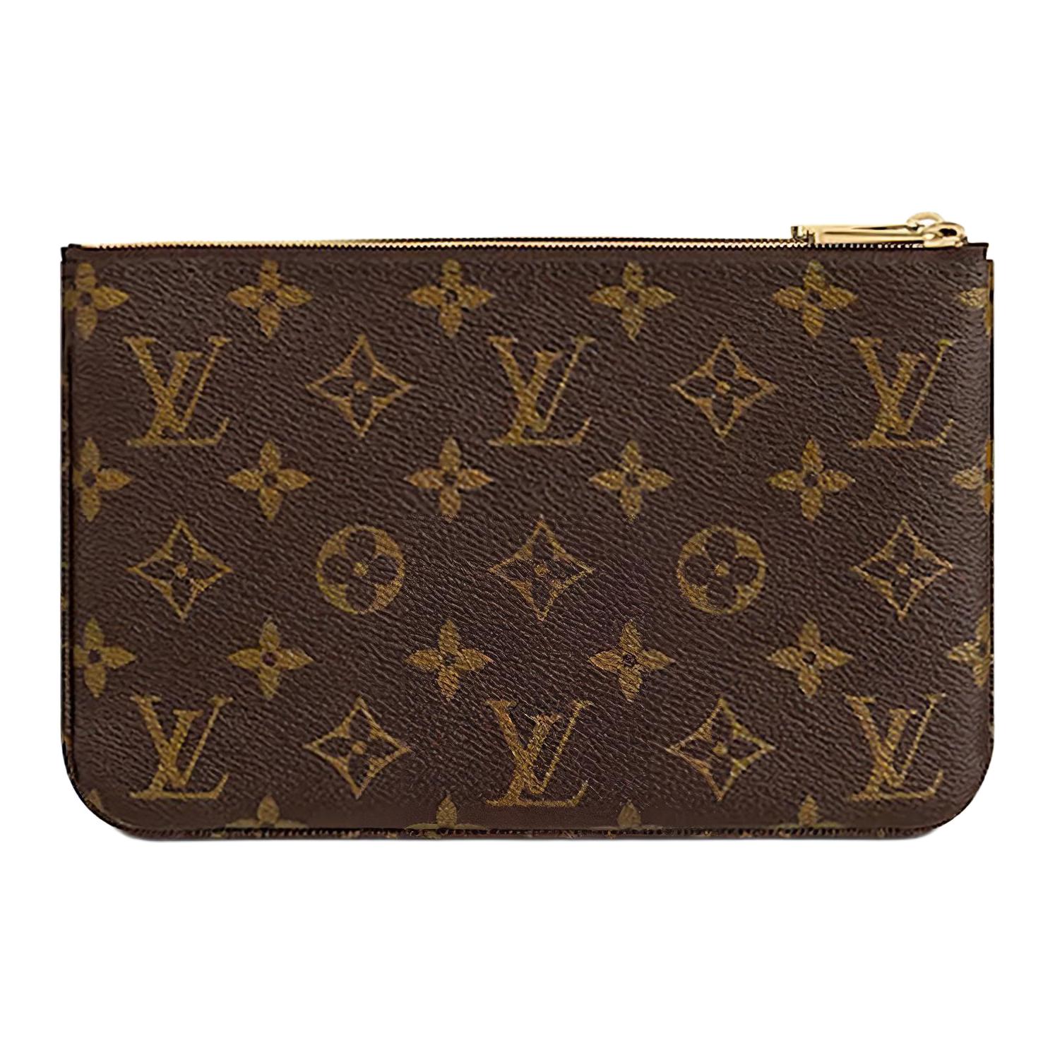 Сумка женская LOUIS VUITTON Pochette Double Zip Monogram pink lining
