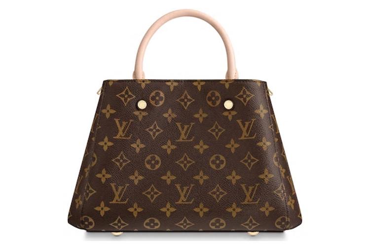 Сумка женская LOUIS VUITTON Montaigne Monogram BB бордовая