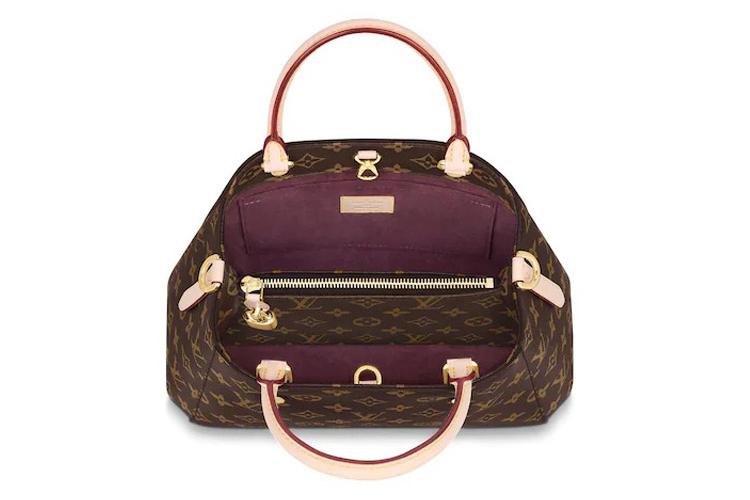 Сумка женская LOUIS VUITTON Montaigne Monogram BB бордовая