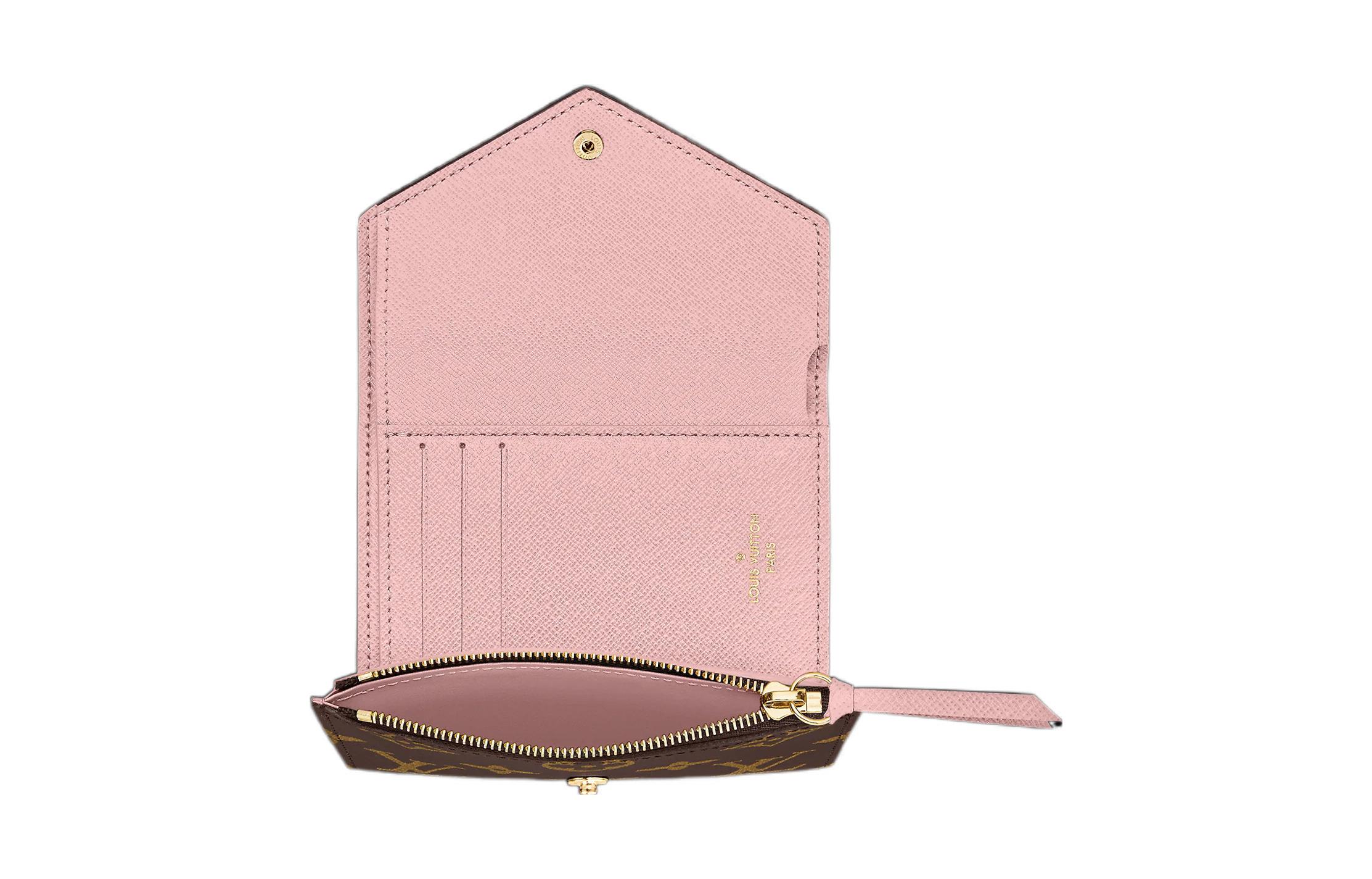 Кошелек женский LOUIS VUITTON M62360, коричнево-розовый