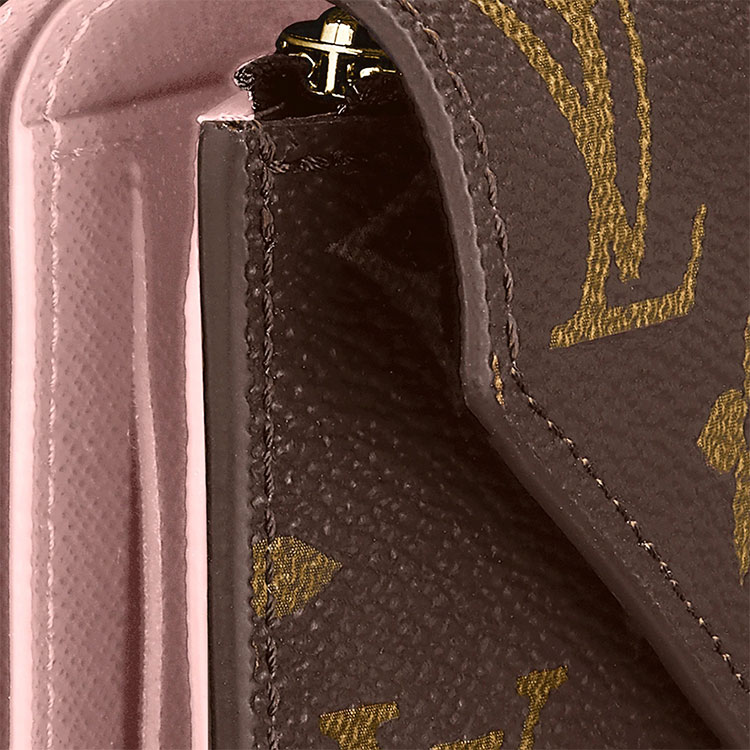 Кошелек женский LOUIS VUITTON M62360, коричнево-розовый