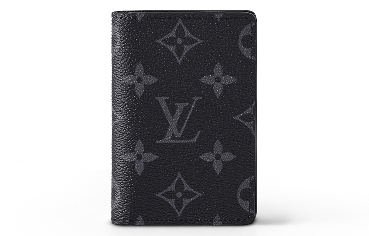 Кошелек мужской LOUIS VUITTON Pocket 5 Monogram Eclipse Black/Grey