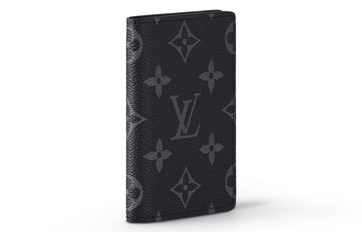 Кошелек мужской LOUIS VUITTON Pocket 5 Monogram Eclipse Black/Grey