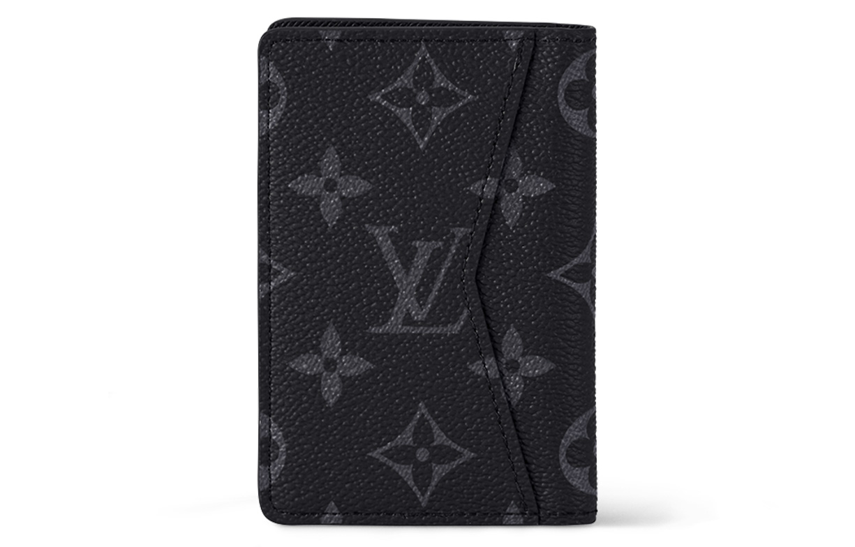 Кошелек мужской LOUIS VUITTON Pocket 5 Monogram Eclipse Black/Grey