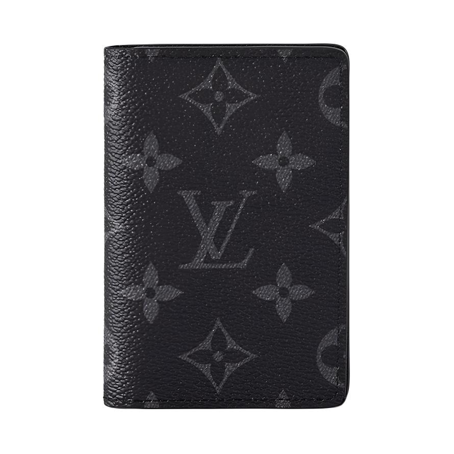 Кошелек мужской LOUIS VUITTON Pocket 5 Monogram Eclipse Black/Grey