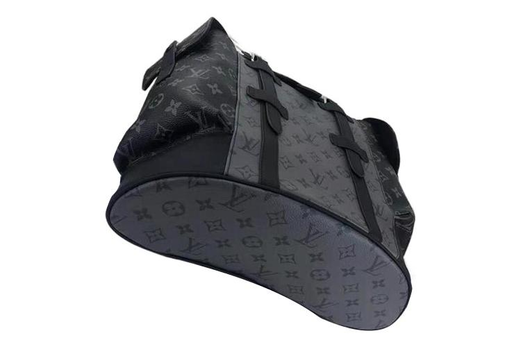 Рюкзак мужской Lv None M45419 серый-черный