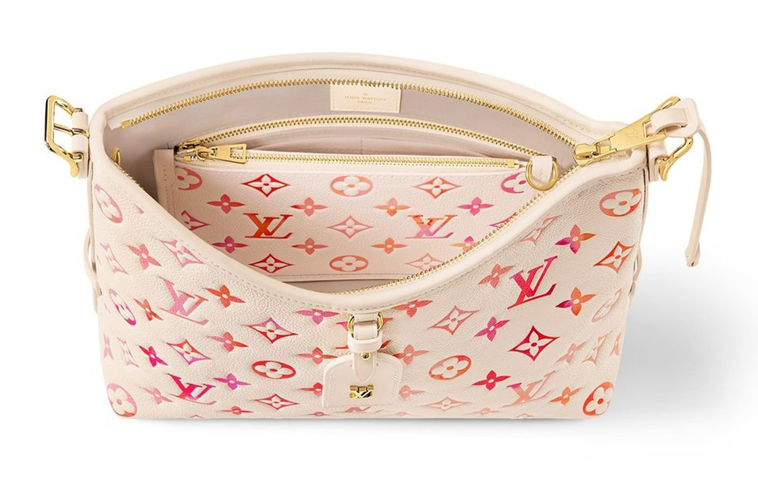 Сумка женская LOUIS VUITTON CarryAll Pm pink-cream