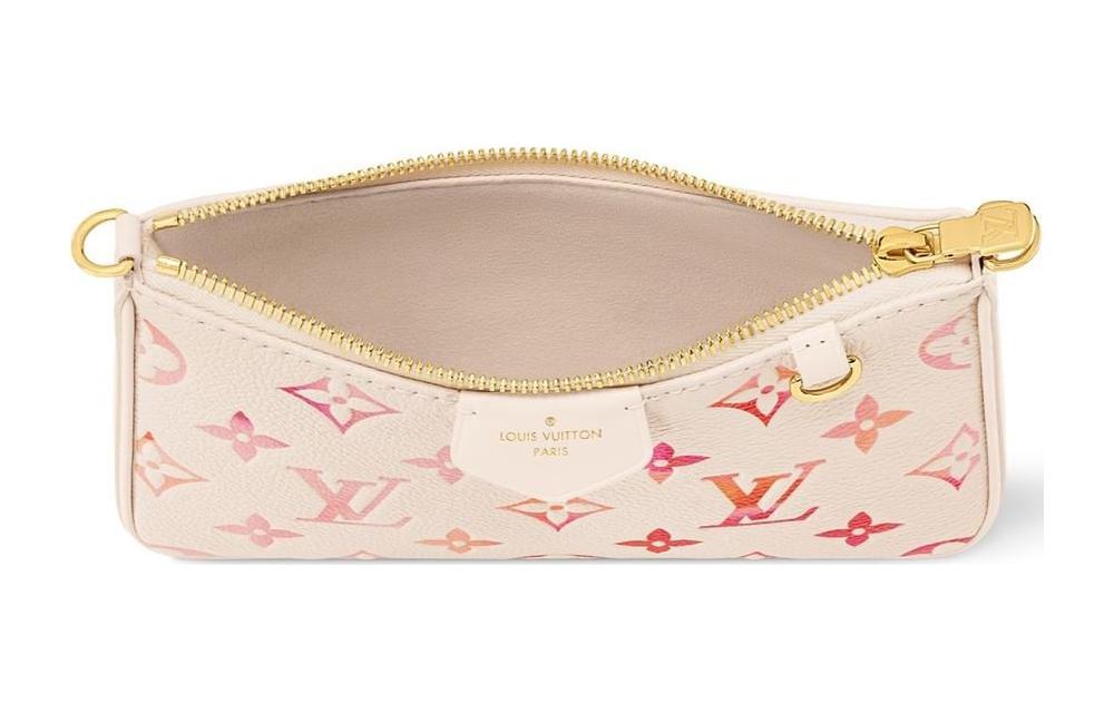 Сумка женская LOUIS VUITTON Easy Pouch On Strap, pink-cream