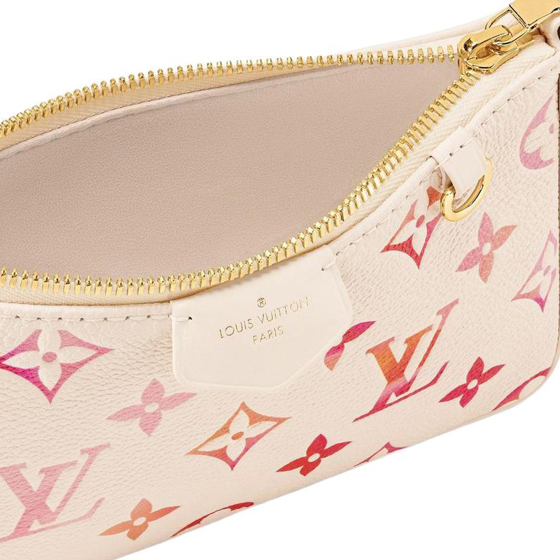 Сумка женская LOUIS VUITTON Easy Pouch On Strap, pink-cream