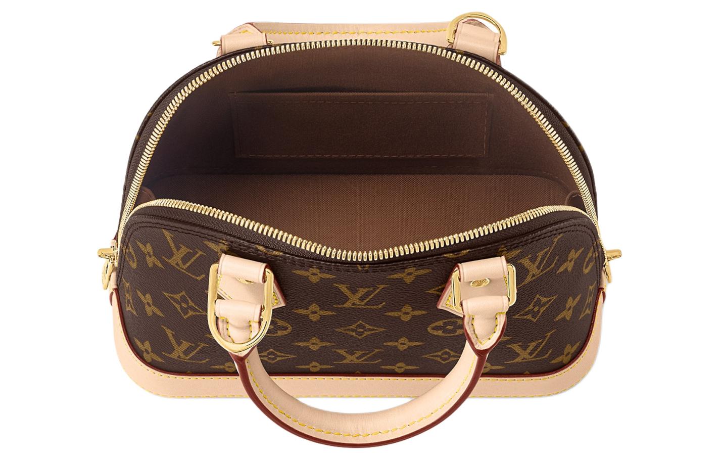 Сумка женская Lv M46990 коричнево-бежевый