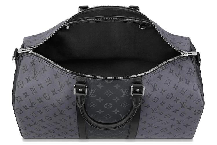 Дорожная сумка мужская Lv None M45392, серо-черная