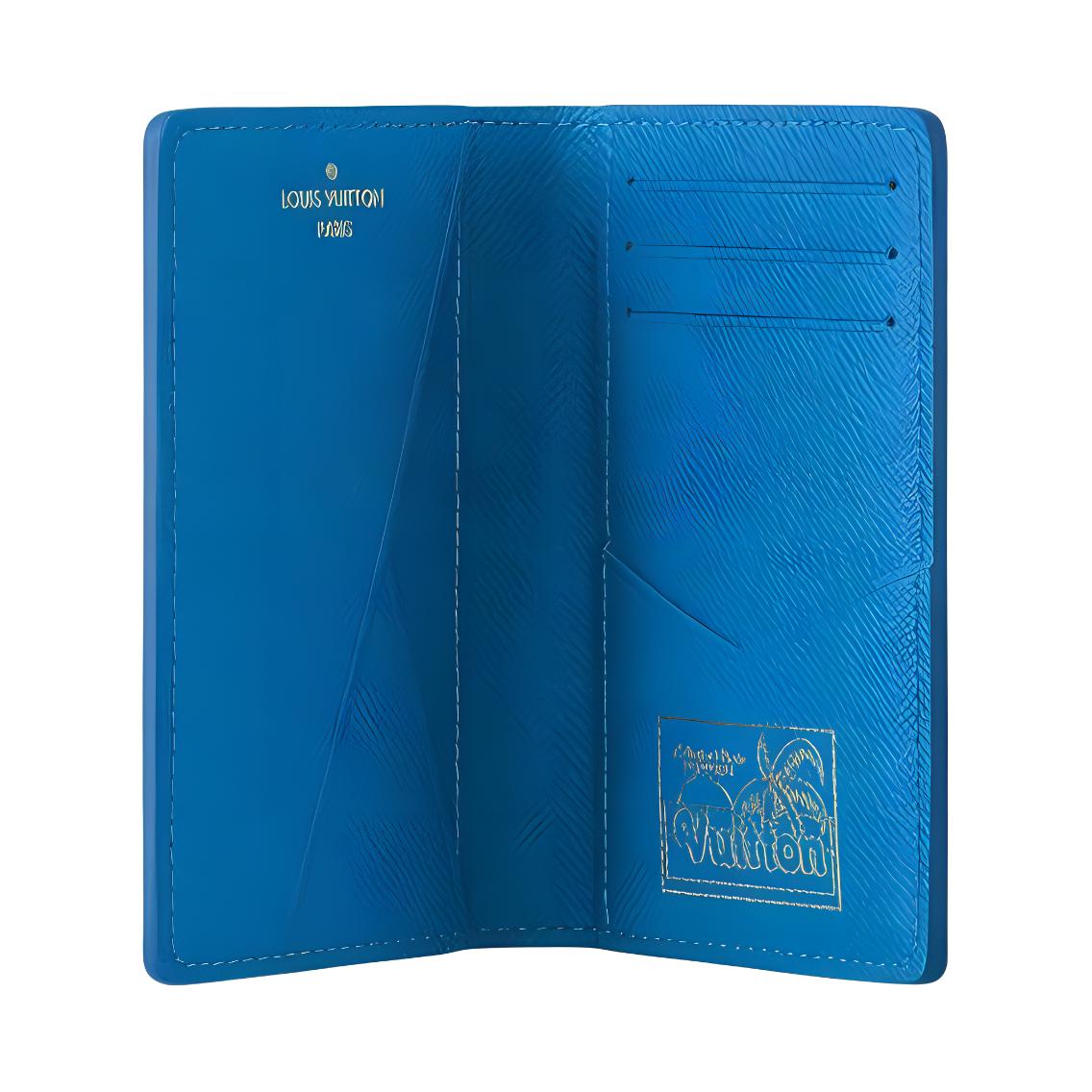 Кошелек мужской LOUIS VUITTON Pocket Organizer ярко-синий