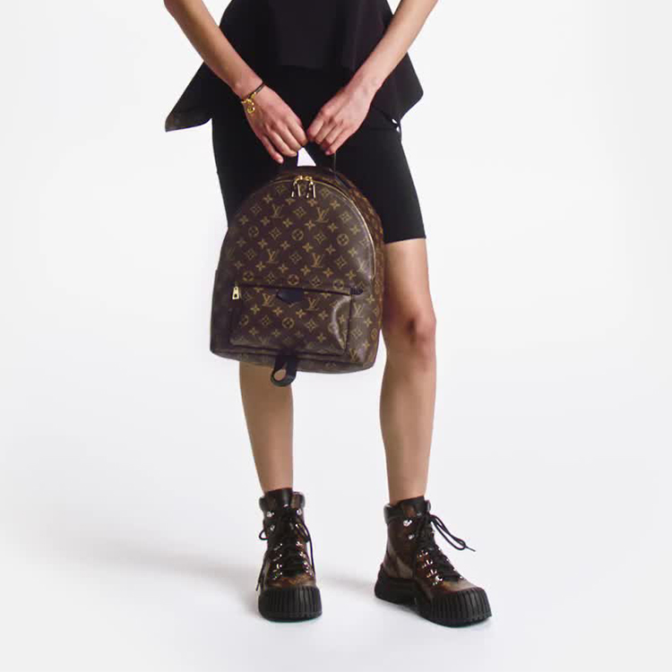 Рюкзак женский LOUIS VUITTON Palm Springs MM коричневый-тан, brown-tan