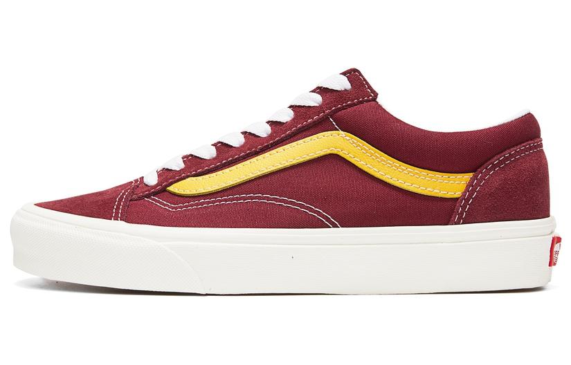 Кроссовки унисекс Vans Style 36 бордовые, 36 EU