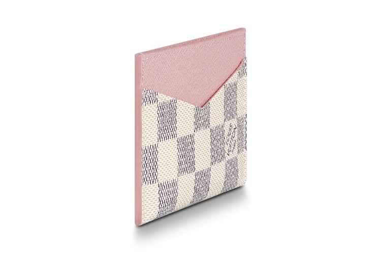 Кредитница женская LOUIS VUITTON Daily Card Holder Damier Azur, rose ballerine