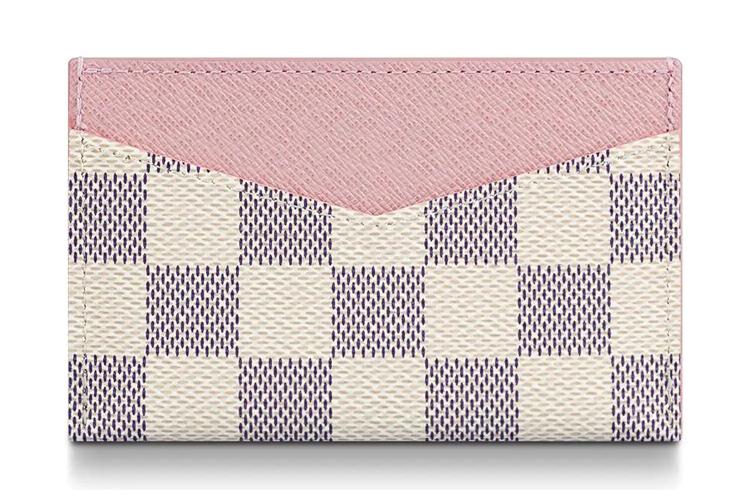 Кредитница женская LOUIS VUITTON Daily Card Holder Damier Azur, rose ballerine