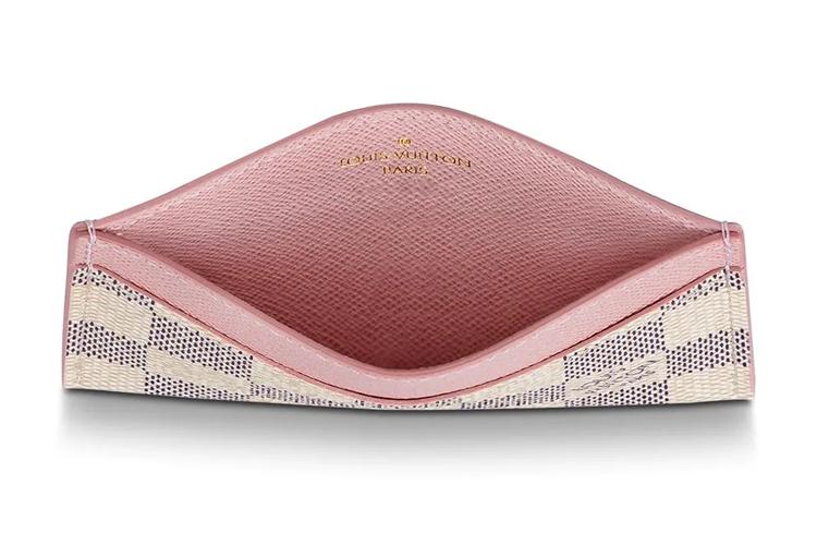 Кредитница женская LOUIS VUITTON Daily Card Holder Damier Azur, rose ballerine