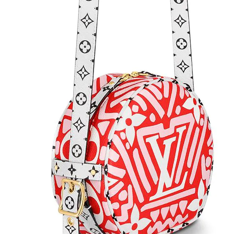 Сумка женская LOUIS VUITTON Petite Boite Chapeau красная, белая