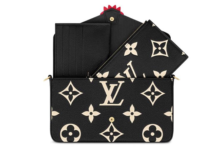 Плечевая сумка женская LOUIS VUITTON Crafty Felicie Pochette черная