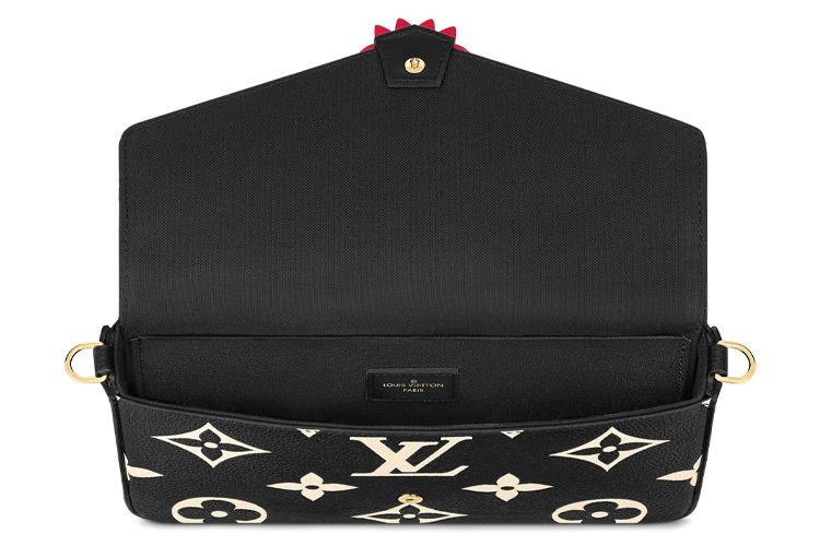 Плечевая сумка женская LOUIS VUITTON Crafty Felicie Pochette черная