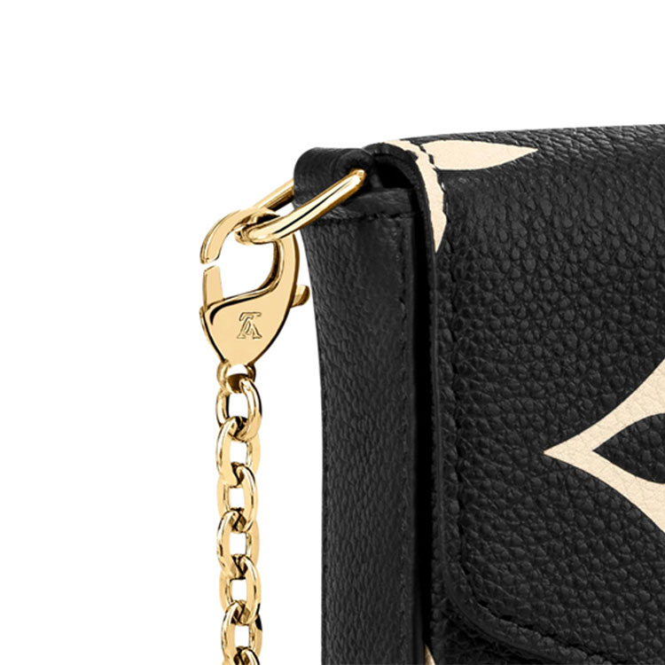 Плечевая сумка женская LOUIS VUITTON Crafty Felicie Pochette черная