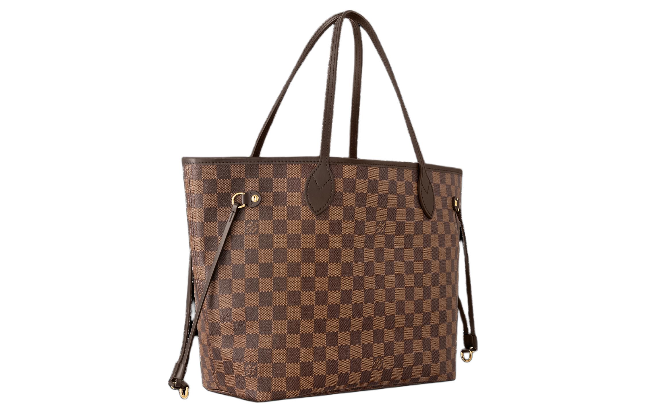 Сумка женская LOUIS VUITTON Neverfull темно-коричневая-светло-коричневая