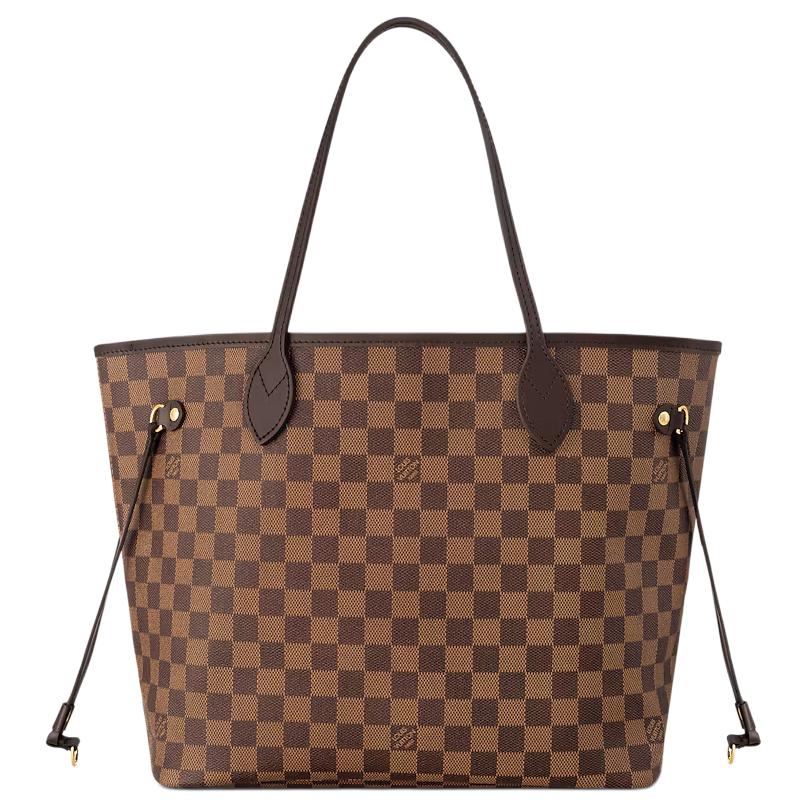 Сумка женская LOUIS VUITTON Neverfull темно-коричневая-светло-коричневая
