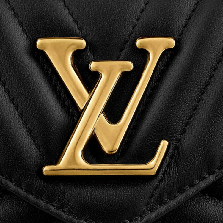 Сумка женская LOUIS VUITTON New Wave Multi-Pochette черная-золотая