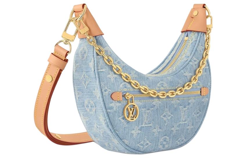 Плечевая сумка женская LOUIS VUITTON Loop M24846, sky blue