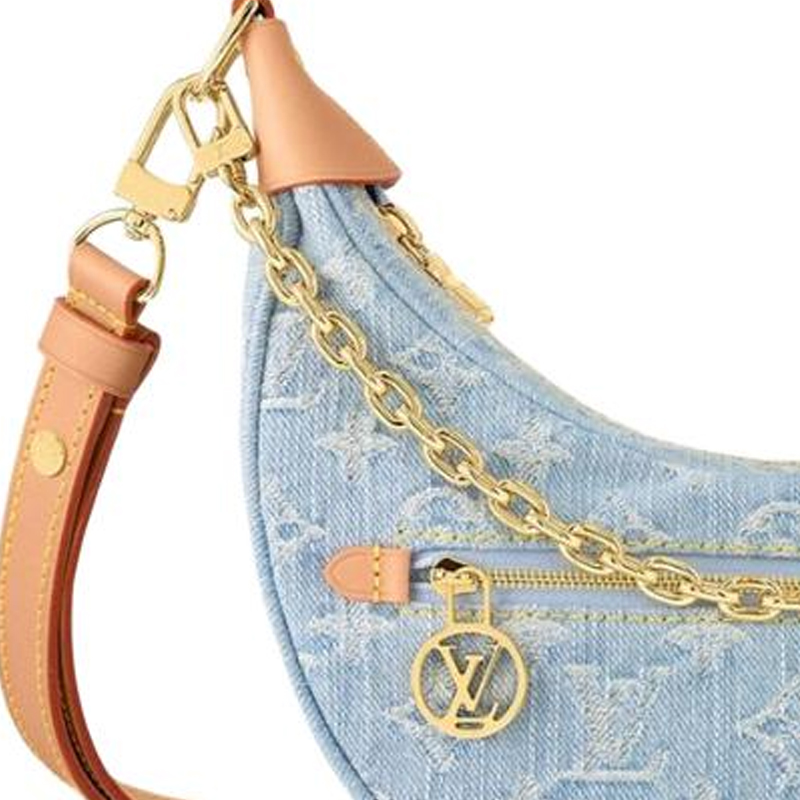 Плечевая сумка женская LOUIS VUITTON Loop M24846, sky blue