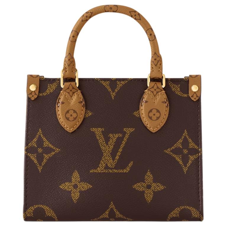 Сумка женская LOUIS VUITTON OnTheGo BB Monogram Tote коричневая