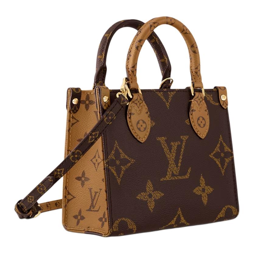 Сумка женская LOUIS VUITTON OnTheGo BB Monogram Tote коричневая