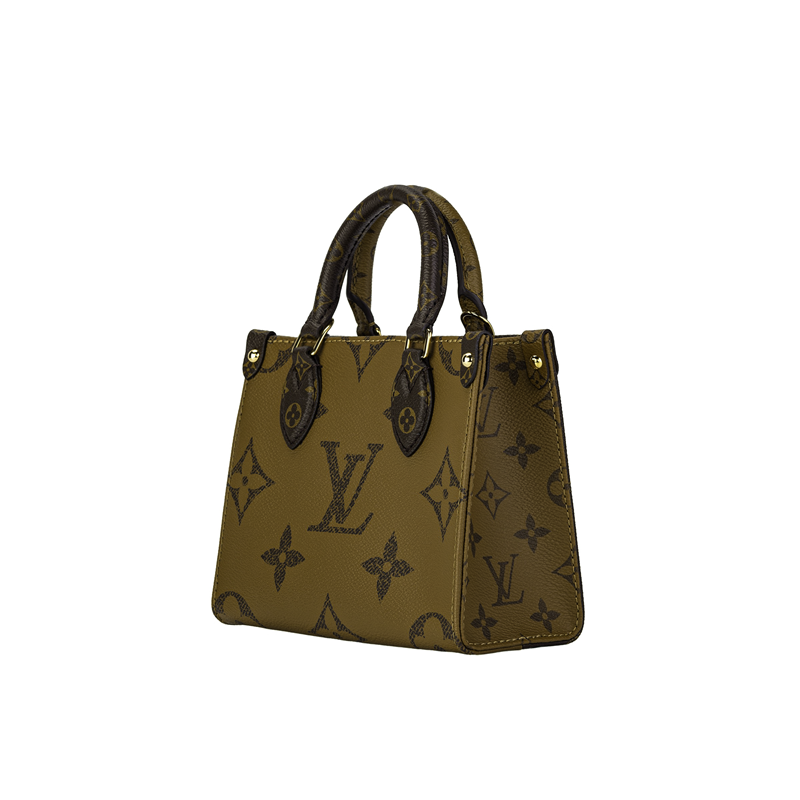 Сумка женская LOUIS VUITTON OnTheGo BB Monogram Tote коричневая