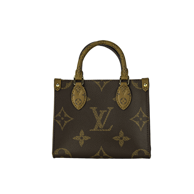 Сумка женская LOUIS VUITTON OnTheGo BB Monogram Tote коричневая