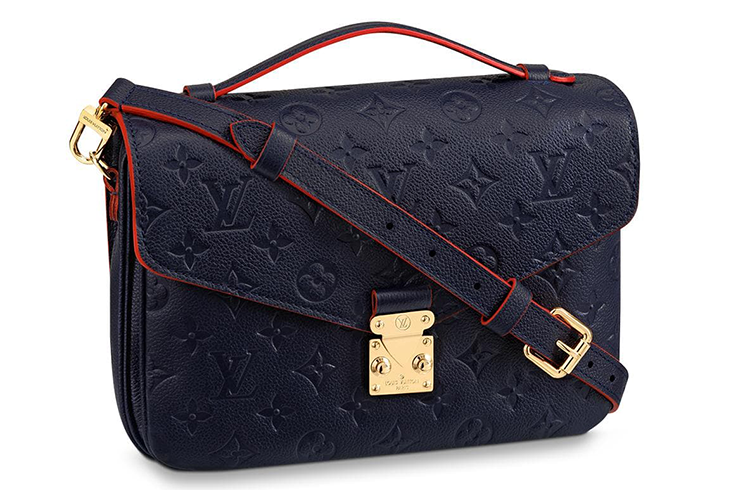 Сумка женская LOUIS VUITTON Pochette Metis синий-красный