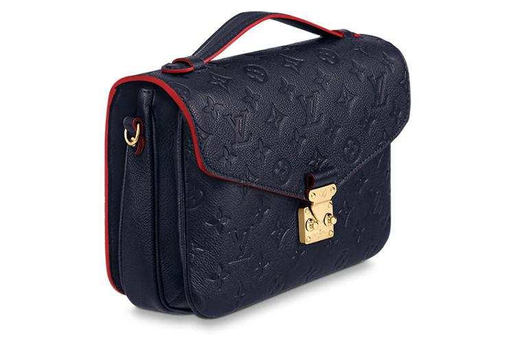 Сумка женская LOUIS VUITTON Pochette Metis синий-красный