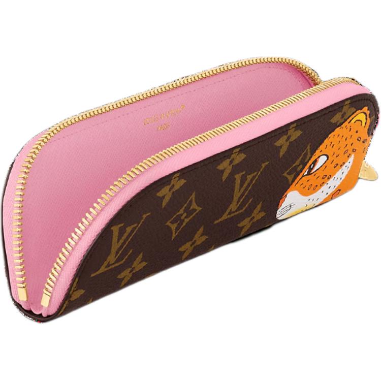 Косметичка женская LOUIS VUITTON Charlotte, коричнево-оранжевая