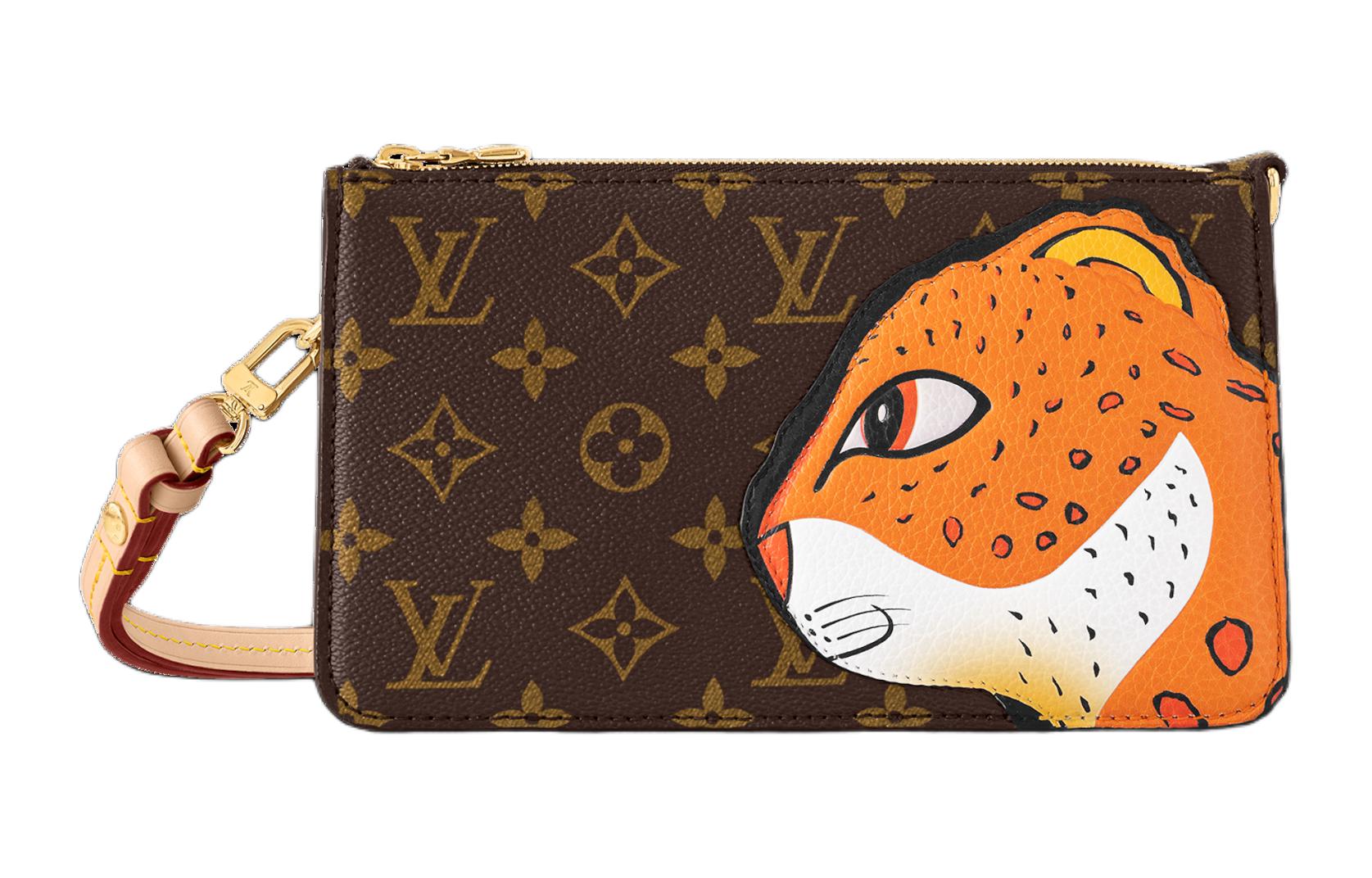 Сумка женская LOUIS VUITTON Lexington Pouch коричнево-оранжевая