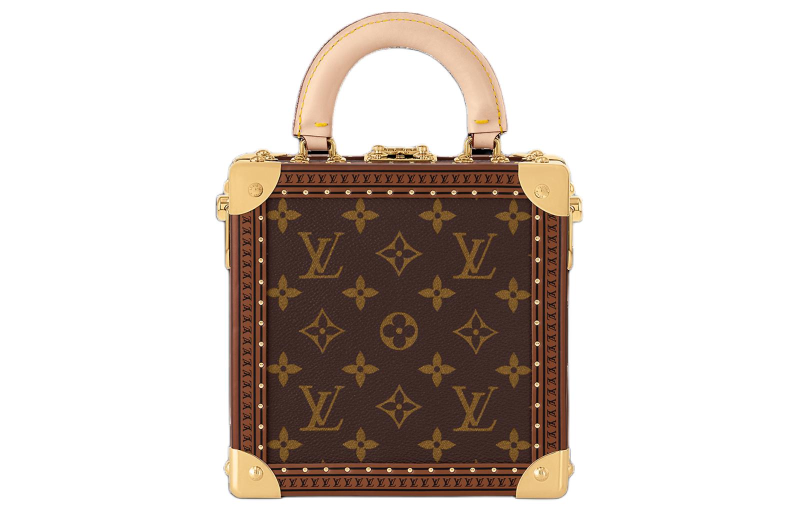 Сумка женская LOUIS VUITTON Sun Yitian Collaboration Square Canvas, коричневая
