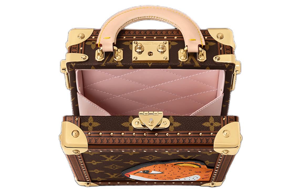 Сумка женская LOUIS VUITTON Sun Yitian Collaboration Square Canvas, коричневая